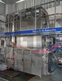Used reconditioned Tetra Pak TBA19 250 ml Slim filling machine 5